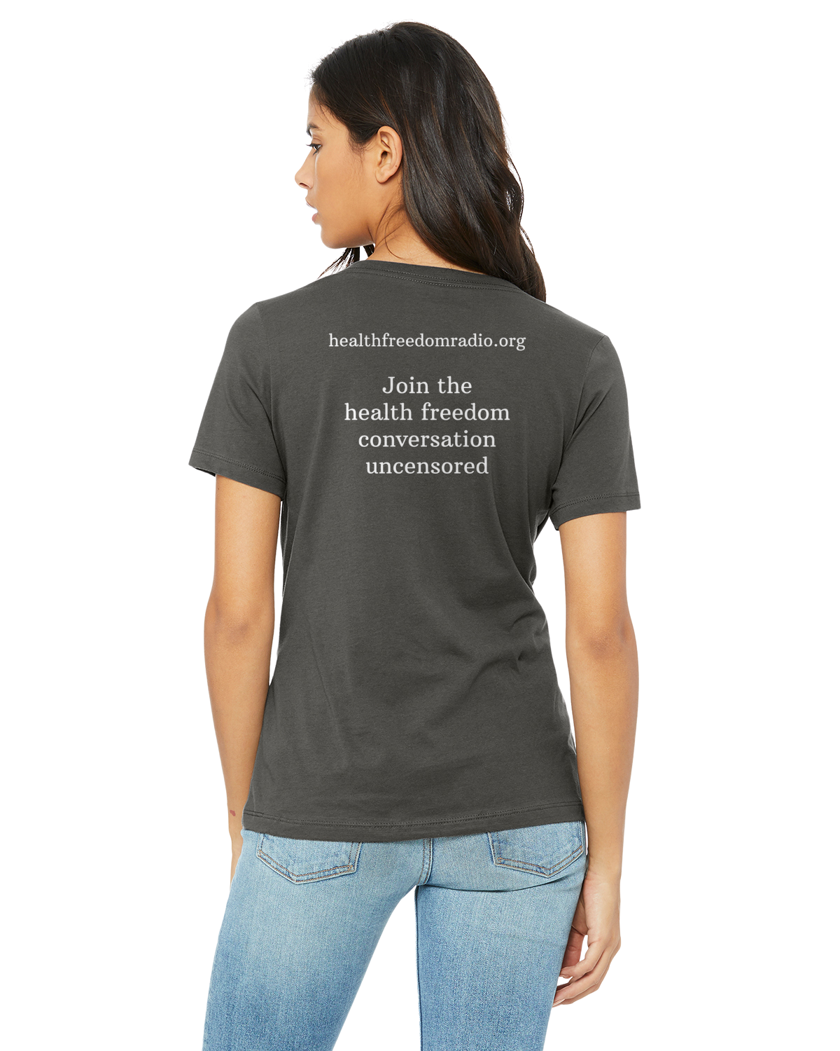 Ladies' Relaxed Cotton V-Neck T-Shirt