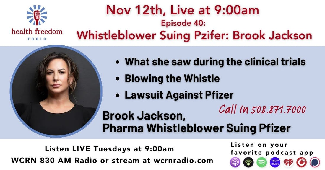 Episode 40: Whistleblower Suing Pfizer: Brook Jackson