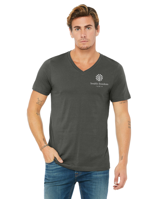 Unisex Short-Sleeve Cotton V-Neck T-Shirt